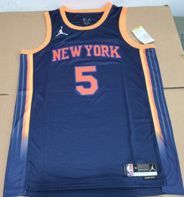 Maillot de Basket #5 Quickley Knicks 22-23 statement